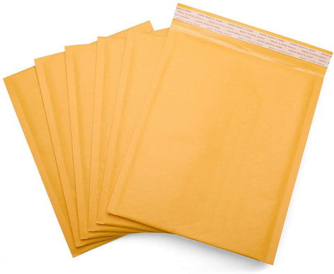 #1 Kraft Bubble Padded 7x12 Shipping Envelopes