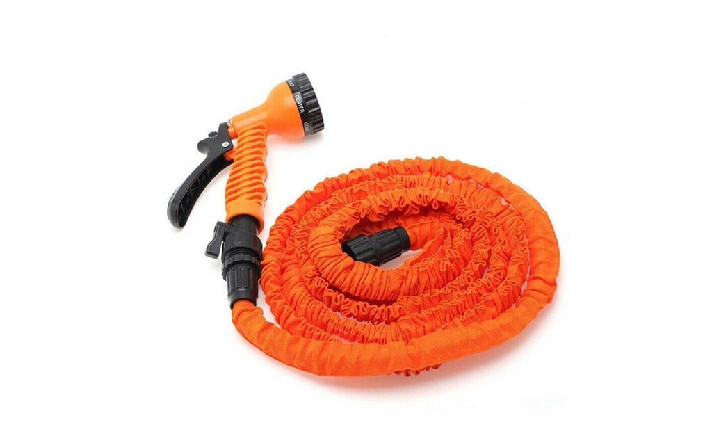 expandable flexible stronger deluxe garden water hose w spray nozzle Expanding Garden Water Hose with Spray Nozzle – Amazingforless