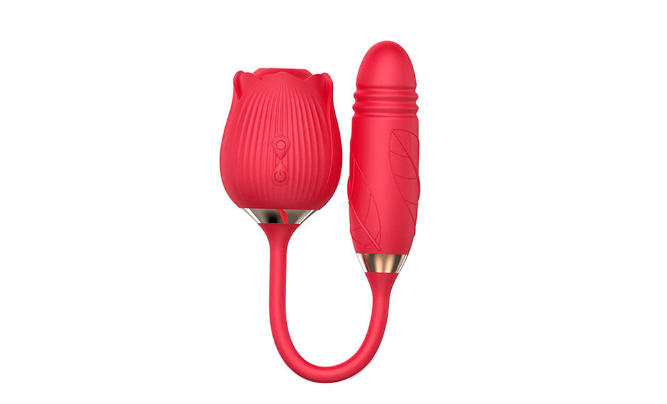 2 in 1 Dual Rose Vibrator Sucking Clitoral G-spot Sex Toy 10 Speed Wat Amazingforless 2 in 1 Dual Rose Vibrator Sucking Clitoral G-spot Sex Toy 10 Speed Wat Amazingforless