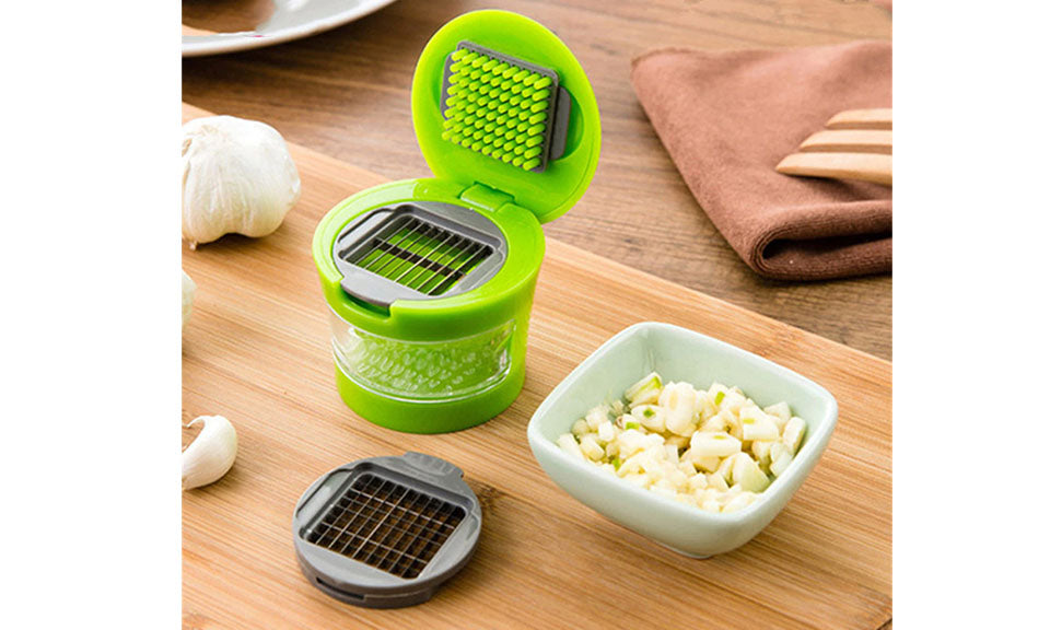 Easy Garlic Press Chopper & Slicer Amazingforless