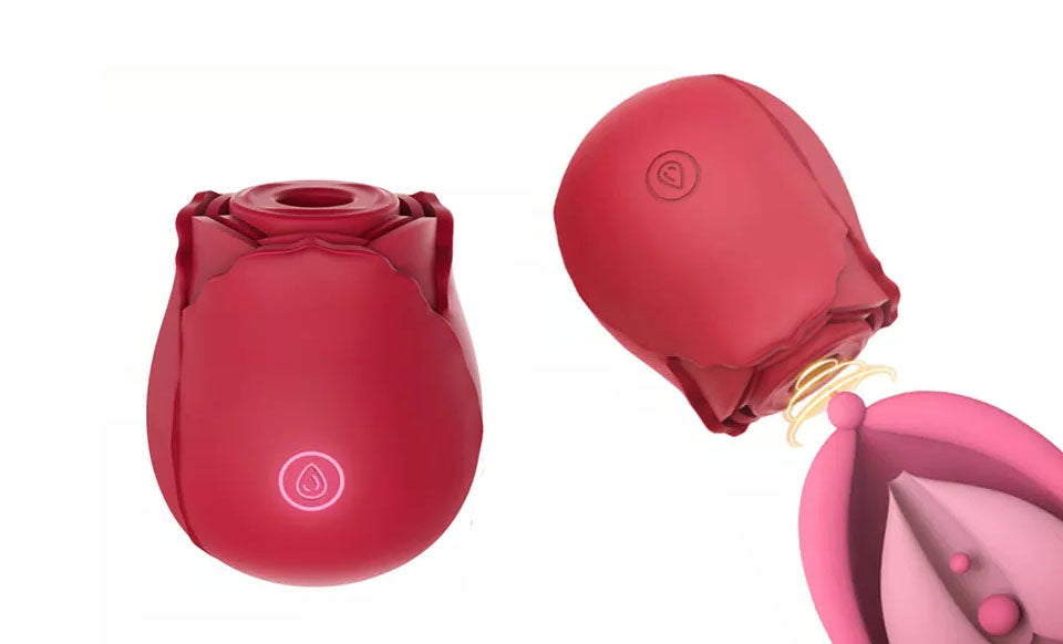Rose Shape Sucking Vibrator G-spot Private Parts Sex Toy 7 Speed Water Amazingforless Rose Shape Sucking Vibrator G-spot Private Parts Sex Toy 7 Speed Water Amazingforless