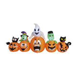 8ft Halloween LED Inflatable Monster Pumpkins