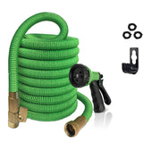 AmazingForLess Expandable Water Hose 25ft-50ft Upgraded Leakproof Lightweight No-Kink Garden Hose Flexible Expanding Water Hose(Black, Blue, Green)