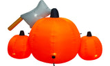 5ft Halloween LED Inflatable Pumpkins And Machete