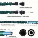 AmazingForLess Expandable Flexible Water Garden Hose - (25ft - 100ft) Expanding Water Hose with 7 Setting-Spray Nozzle