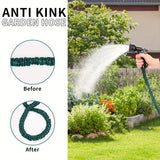 AmazingForLess Expandable 25ft - 150ft Water Garden Hose Expanding Flexible Water Garden Hose with 7 Setting-Spray Nozzle