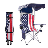 VTOY Folding Chair with Canopy Portable Chair with Shade for Outside Beach Chairs for Adults Chair with Shade Canopy Camping Chairs for Outdoors(Olive Green,Blue, Green, Navy, Red)