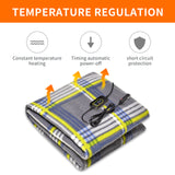 Heated Car Blanket 12 Volt Electric Car Blankets with Controller For Timer & Heat Level 59" x 43" Heating Blanket Throw for Car