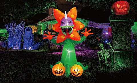 7ft Halloween LED Inflatable Flower