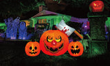 5ft Halloween LED Inflatable Pumpkins And Machete