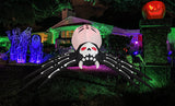 8ft Halloween LED Inflatable Skeleton Spider