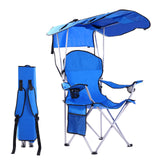 VTOY Folding Chair with Canopy Portable Chair with Shade for Outside Beach Chairs for Adults Chair with Shade Canopy Camping Chairs for Outdoors(Olive Green,Blue, Green, Navy, Red)