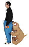 Halloween Inflatable Biting Dog Costume