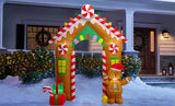 10ft Christmas LED Inflatable Gingerbread Archway
