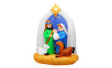 7ft Christmas LED Inflatable Nativity Starry Night