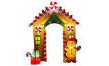 10ft Christmas LED Inflatable Gingerbread Archway