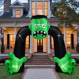 10ft Halloween LED Inflatable Frankenstein Archway