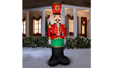 8ft Christmas LED Inflatable Nutcracker