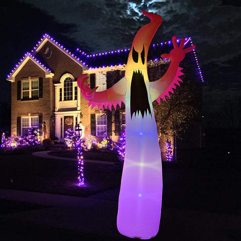 12ft LED Halloween Inflatable Scary Ghost