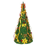 6ft Artificial Pre-Decorated Pop Up Christmas Tree