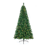 7ft Premium Artificial Pre-Lit Half Christmas Tree