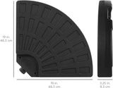 4-Piece Cantilever Offset Patio Circular Umbrella Stand