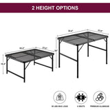 3ft Folding Grill Camping Table with Mesh Tabletop