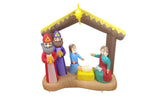 6ft Christmas LED Inflatable Nativity Scene