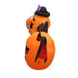 8ft Halloween LED Inflatable Spooky Pumpkin Family