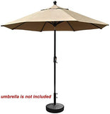 Umbrella Base Fillable Plastic Patio Umbrella Stand Pole Holder