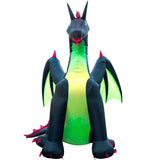 9ft Halloween LED Inflatable Fire Dragon