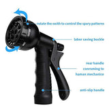 50 Foot Expandable Garden Hose, Upgraded Leakproof Lightweight No-Kink Water Hose, Flexible Water Hose with Triple Layered Latex Core, 3/4"Solid Brass Fittings, with Spray Nozzle, Bag & Holder