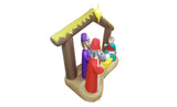 6ft Christmas LED Inflatable Nativity Scene