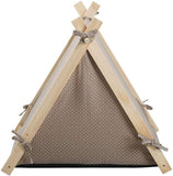Pet Teepee Tent with Soft Bed Padding