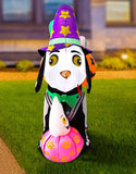 5ft Halloween LED Inflatable Skeleton Dog & Treats