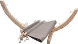 Cat Hammock Bed with Solid Wood Stand