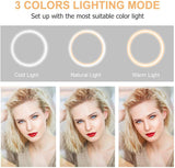 10" LED Desktop Ring Light