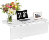 31.5" x 23.5" Wall Mounted Folding Table Drop-Leaf Floating Writing Desk for Small Spaces