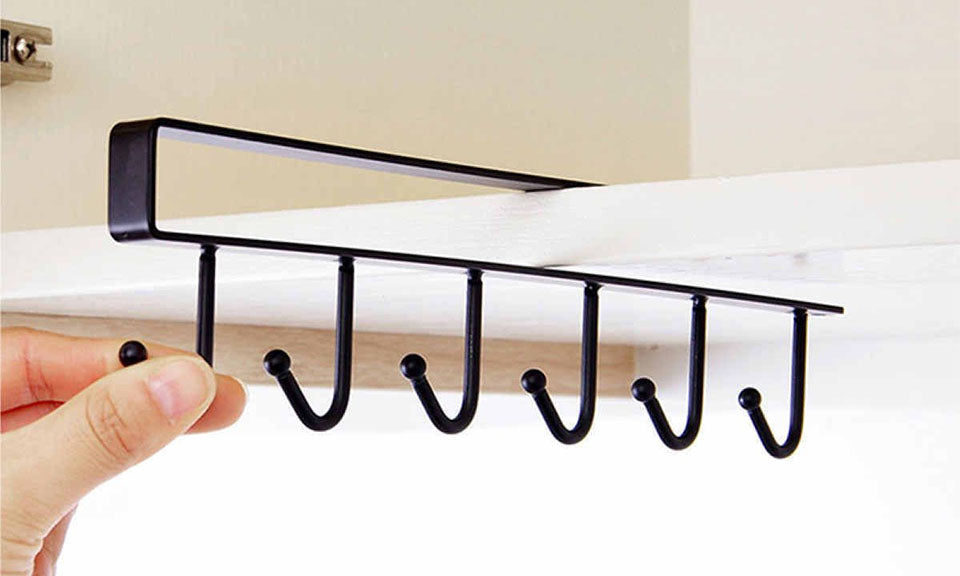6 Hook Under Shelf Hook Hanger Amazingforless