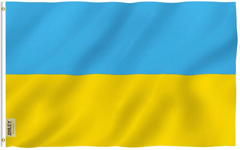 3x5 Foot Ukraine Flag - Ukrainian National Flags Polyester