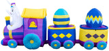 10ft Easter Inflatable Bunny Train