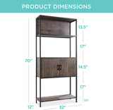 Decorative Shelf Home Furniture for Living Room w/Cabinet