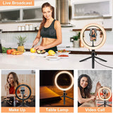 10" LED Desktop Ring Light