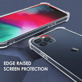 Durable Crystal Clear Shockproof TPU Case for iPhones (Select Model)