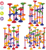 196pc Marble Run Premium Construction Building, STEM Educational, Building Block Toy Set