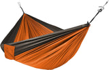 Portable Nylon Camping Parachute Hammock w/Attached Stuff Sack