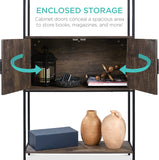Decorative Shelf Home Furniture for Living Room w/Cabinet