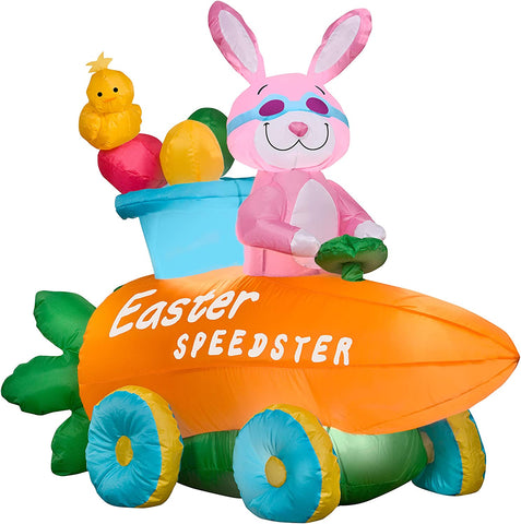 3ft Inflatable Easter Bunny Speedster