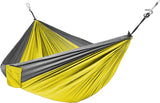 Portable Nylon Camping Parachute Hammock w/Attached Stuff Sack