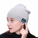 Rechargeable Unisex Bluetooth Wireless Headphone Headset Beanie